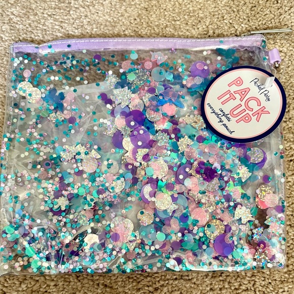 Packed Party Purple and Blue Glitter Kids Backpack Set - Picture 4 of 11